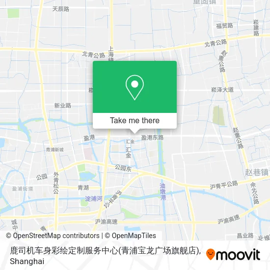 鹿司机车身彩绘定制服务中心(青浦宝龙广场旗舰店) map