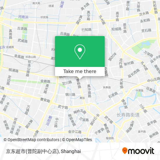 京东超市(普陀副中心店) map
