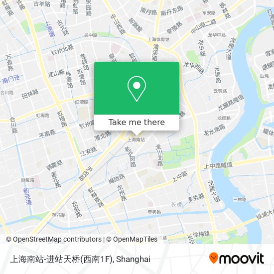 上海南站-进站天桥(西南1F) map