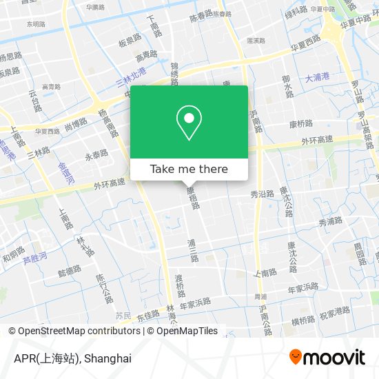 APR(上海站) map
