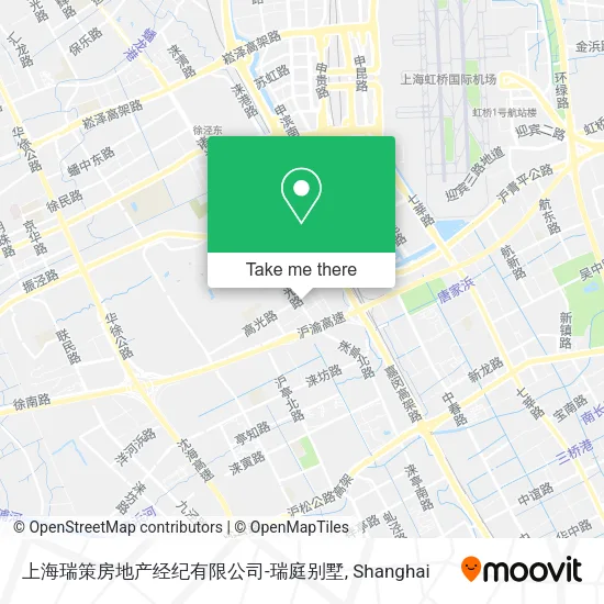 上海瑞策房地产经纪有限公司-瑞庭别墅 map