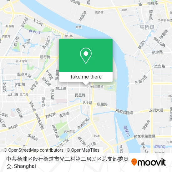 中共杨浦区殷行街道市光二村第二居民区总支部委员会 map