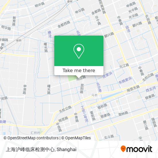 上海沪峰临床检测中心 map