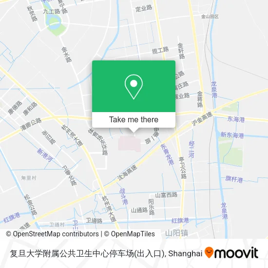 复旦大学附属公共卫生中心停车场(出入口) map