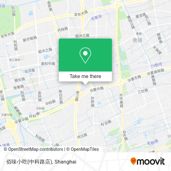 佰味小吃(中科路店) map