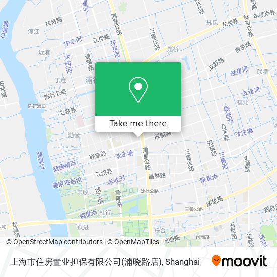 上海市住房置业担保有限公司(浦晓路店) map