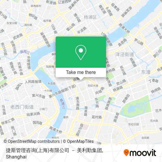 捷斯管理咨询(上海)有限公司 － 美利勤集团 map