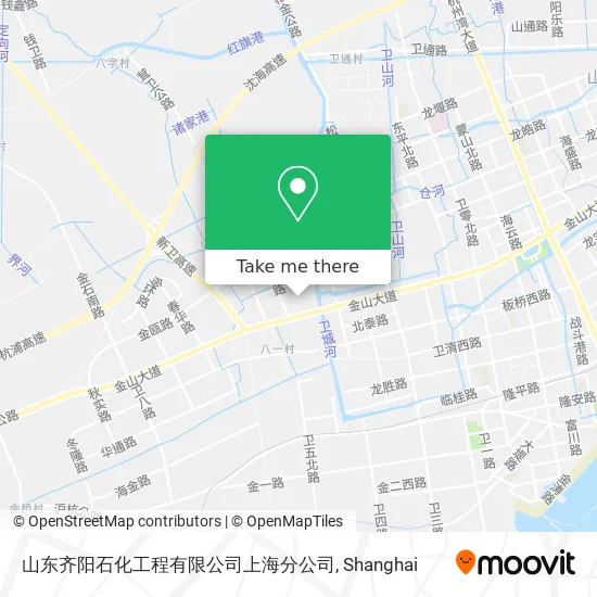 山东齐阳石化工程有限公司上海分公司 map