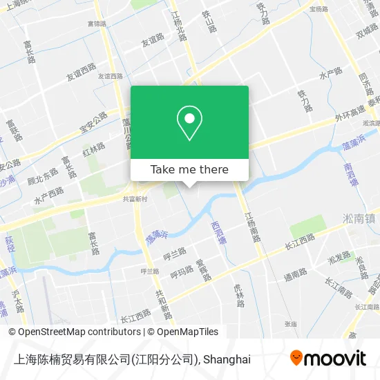 上海陈楠贸易有限公司(江阳分公司) map