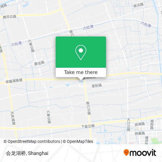 会龙湖桥 map