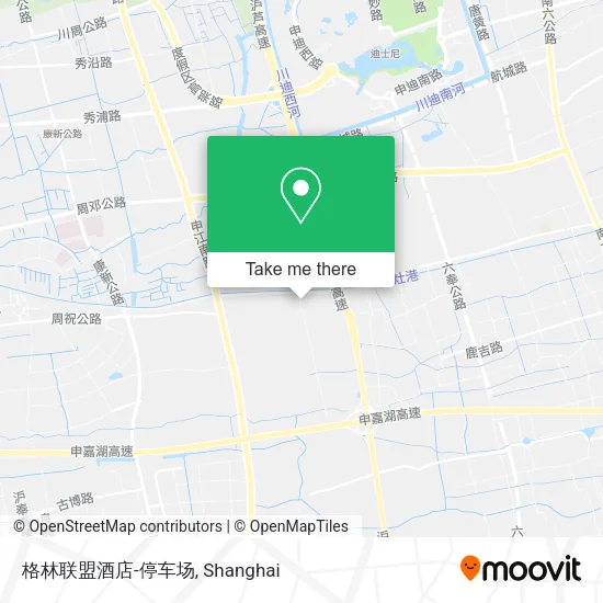 格林联盟酒店-停车场 map