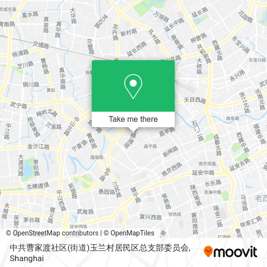 中共曹家渡社区(街道)玉兰村居民区总支部委员会 map