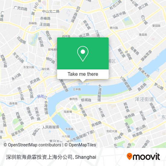 深圳前海鼎霖投资上海分公司 map