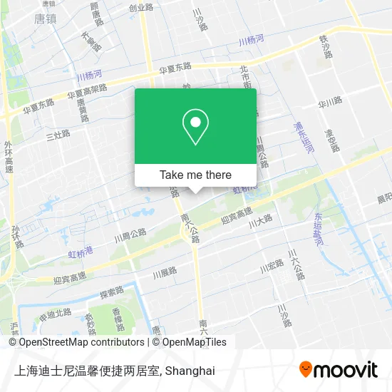 上海迪士尼温馨便捷两居室 map