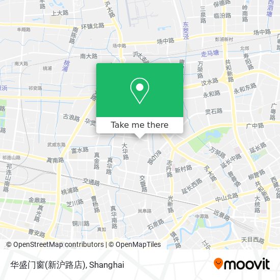 华盛门窗(新沪路店) map