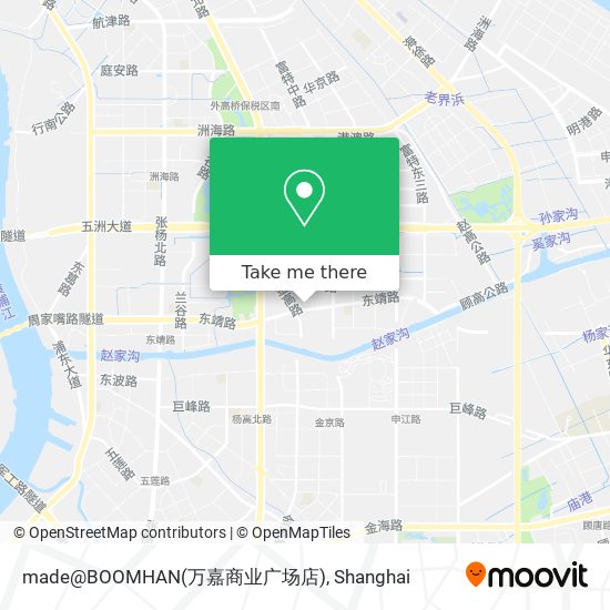 made@BOOMHAN(万嘉商业广场店) map