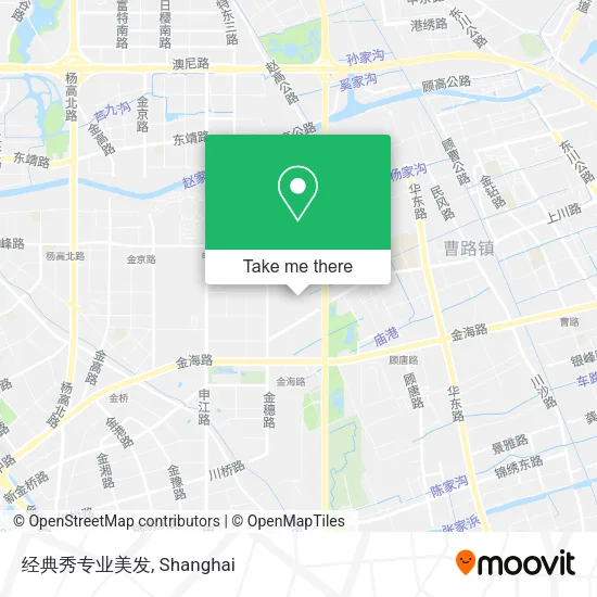 经典秀专业美发 map