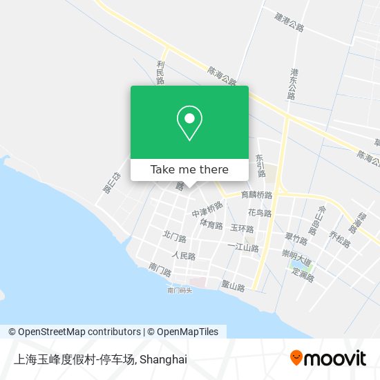 上海玉峰度假村-停车场 map