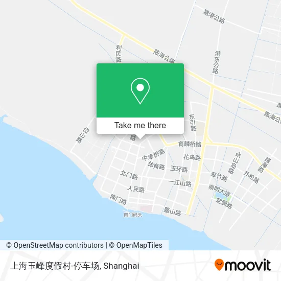 上海玉峰度假村-停车场 map