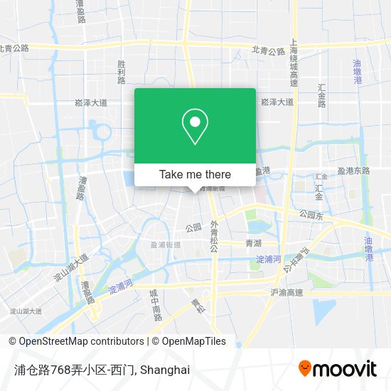 浦仓路768弄小区-西门 map