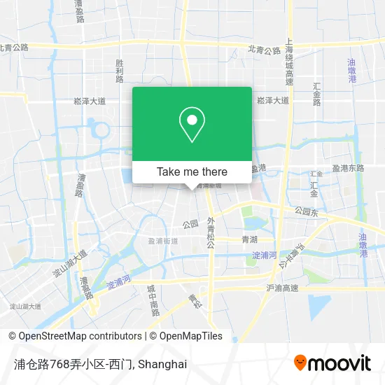 浦仓路768弄小区-西门 map