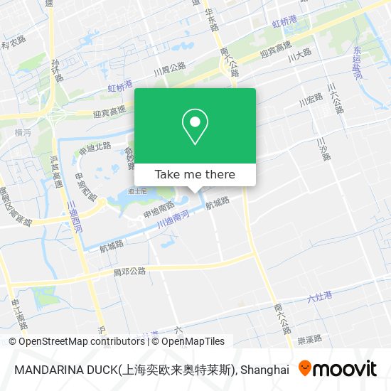 MANDARINA DUCK(上海奕欧来奥特莱斯) map
