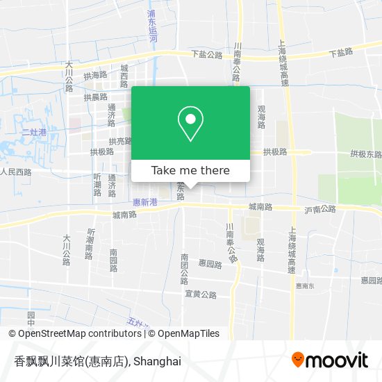 香飘飘川菜馆(惠南店) map