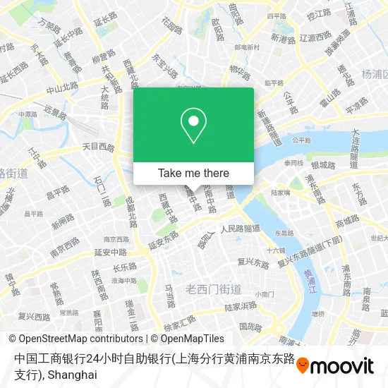 中国工商银行24小时自助银行(上海分行黄浦南京东路支行) map
