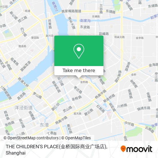 THE CHILDREN'S PLACE(金桥国际商业广场店) map