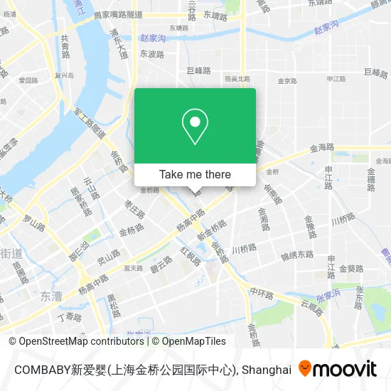 COMBABY新爱婴(上海金桥公园国际中心) map