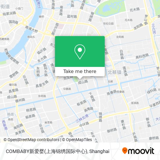 COMBABY新爱婴(上海锦绣国际中心) map