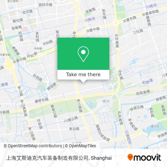 上海艾斯迪克汽车装备制造有限公司 map