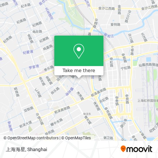 上海海星 map