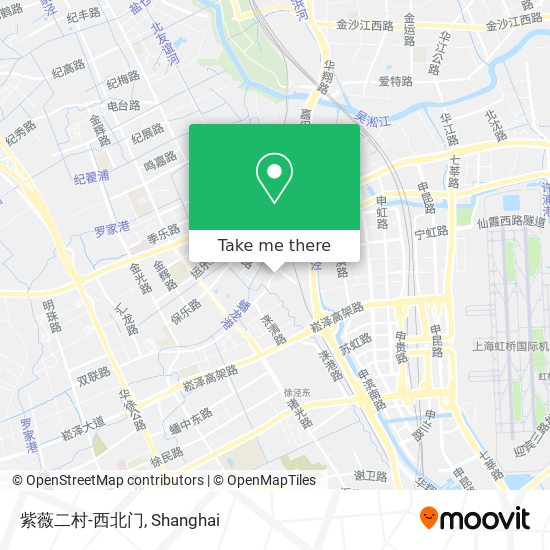 紫薇二村-西北门 map