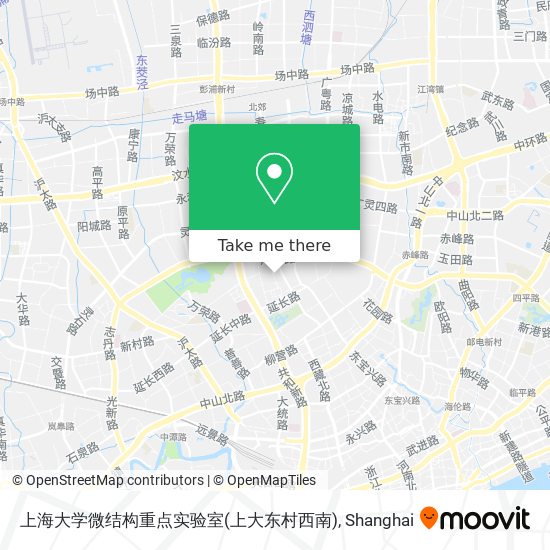 上海大学微结构重点实验室(上大东村西南) map