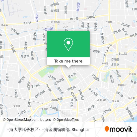 上海大学延长校区-上海金属编辑部 map