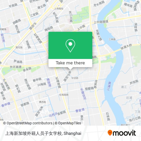 上海新加坡外籍人员子女学校 map