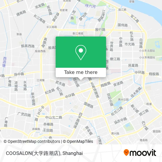 COOSALON(大学路潮店) map