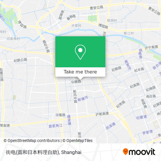 街电(圆和日本料理自助) map