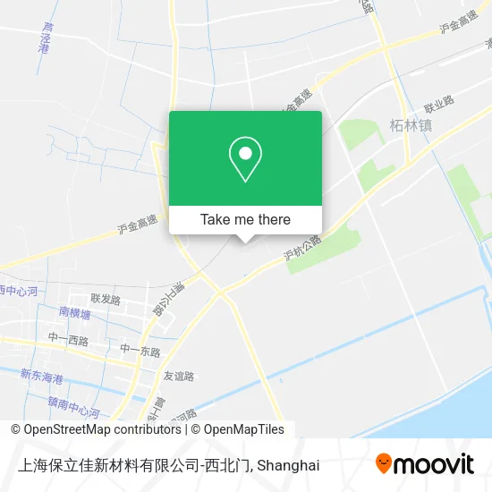 上海保立佳新材料有限公司-西北门 map