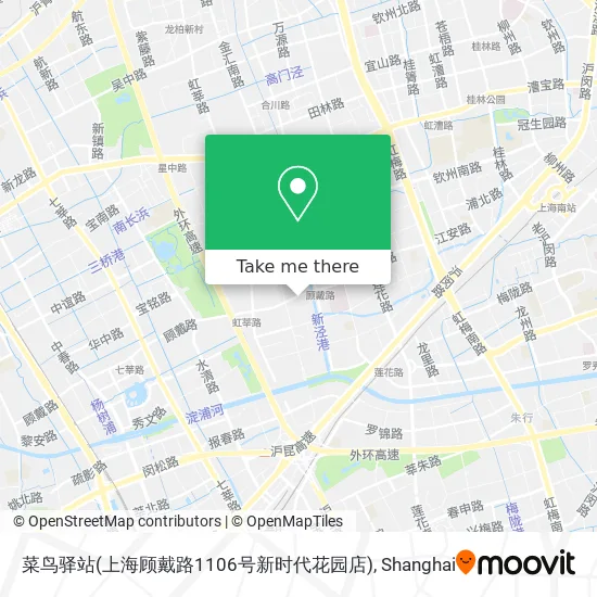 菜鸟驿站(上海顾戴路1106号新时代花园店) map