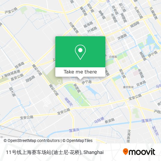11号线上海赛车场站(迪士尼-花桥) map