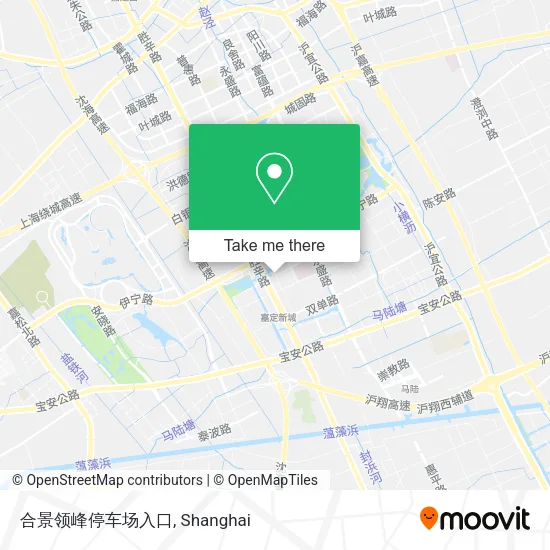 合景领峰停车场入口 map