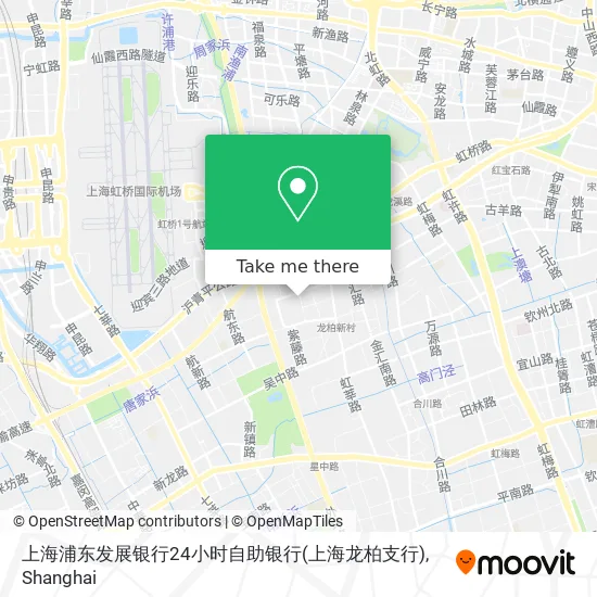 上海浦东发展银行24小时自助银行(上海龙柏支行) map