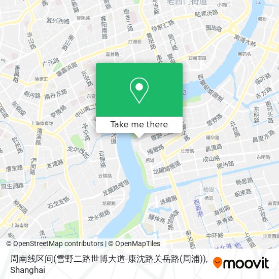 周南线区间(雪野二路世博大道-康沈路关岳路(周浦)) map