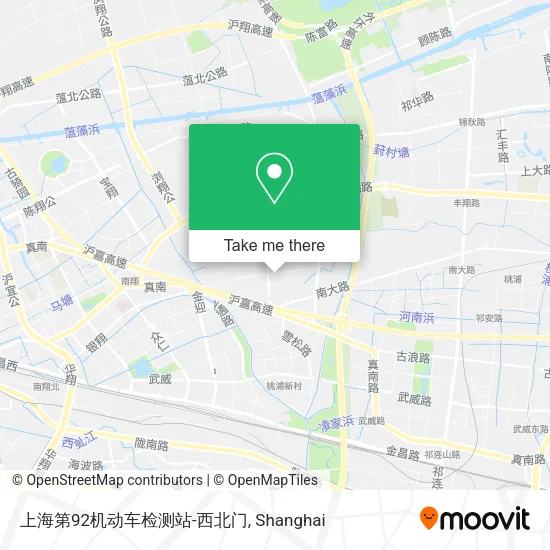 上海第92机动车检测站-西北门 map