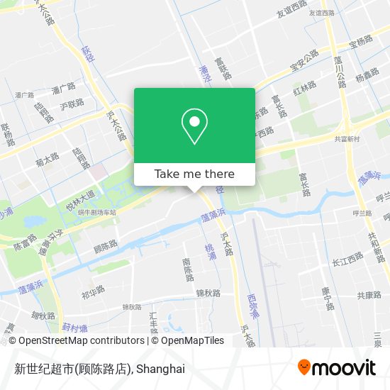 新世纪超市(顾陈路店) map