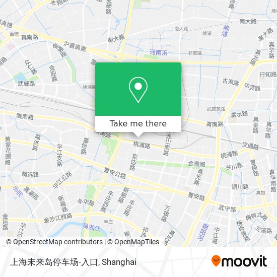 上海未来岛停车场-入口 map