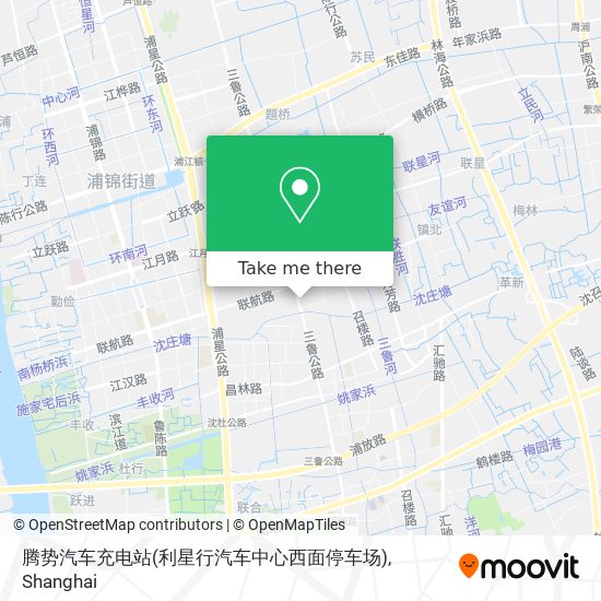 腾势汽车充电站(利星行汽车中心西面停车场) map