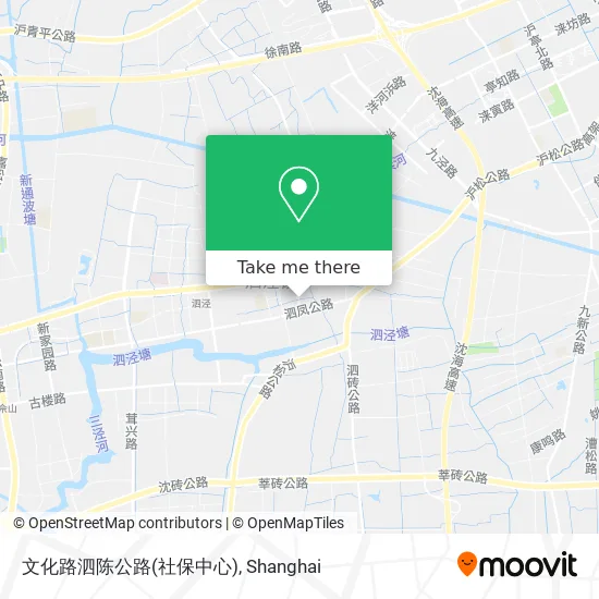 文化路泗陈公路(社保中心) map